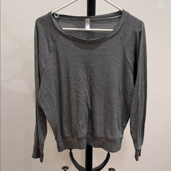American Apparel Tops - American Apparel Charcoal Sweatshirt